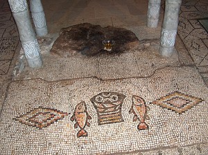 tabgha, water into wine, loaves and fishes mosaic, israel, north, galilee, christian, private tour guide