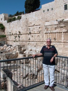  My father came to Jerusalem 1942 , at Robinson Arch 2012 