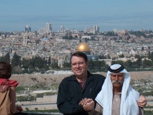 Moti and freind at Mt. of Olives