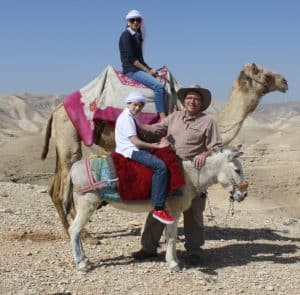 Moti and friends at Judea desert